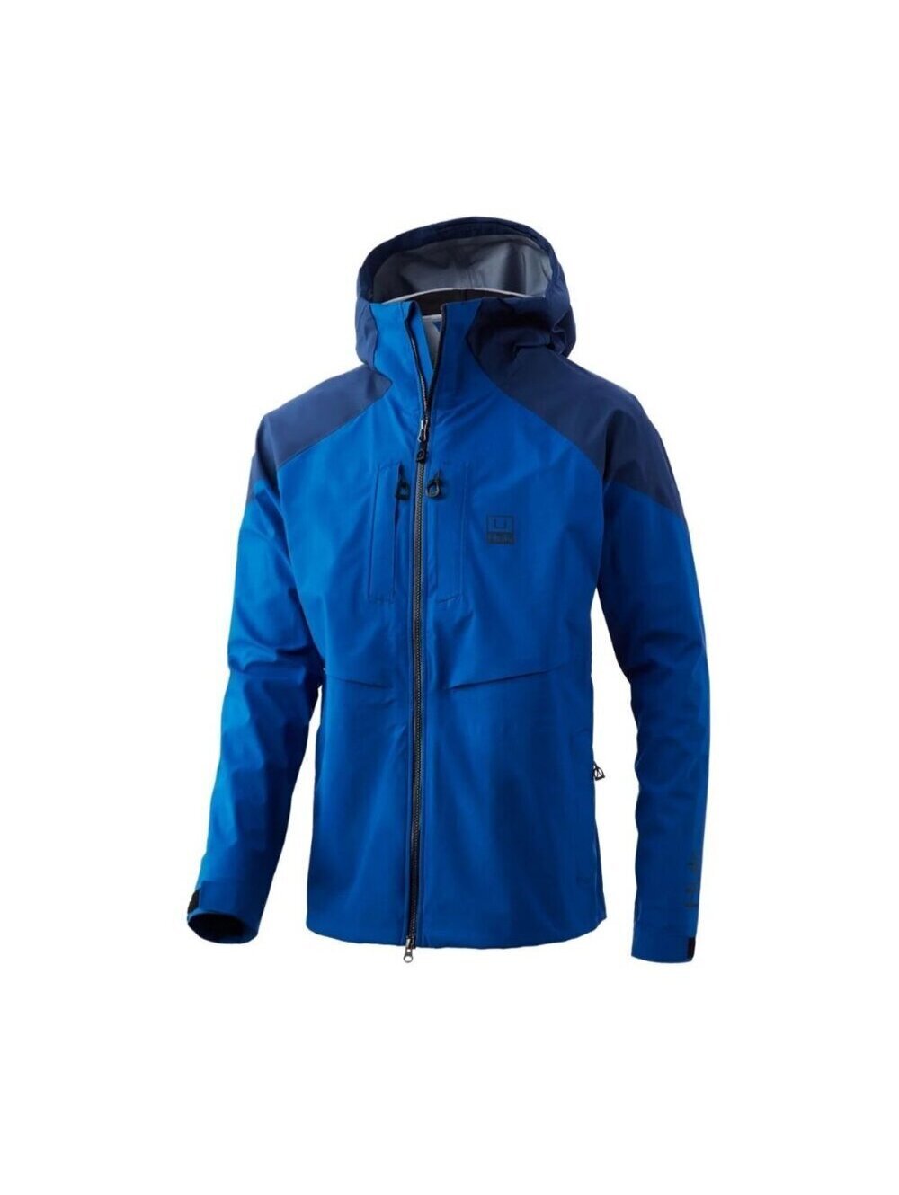 Huk Fishing Icon X Superior 3L Waterproof Windproof Hooded Jacket Sz M